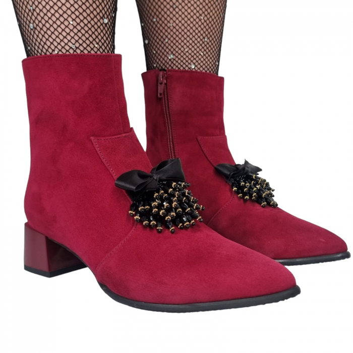 Ghete Damă Elegante Din Piele Naturală 9535 [3]