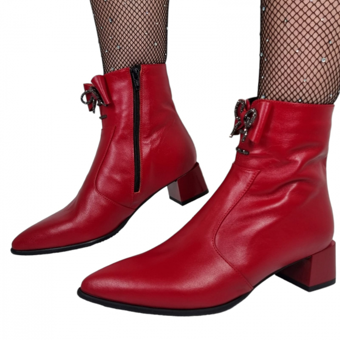 Ghete Damă Elegante Din Piele Naturală 9536 [2]