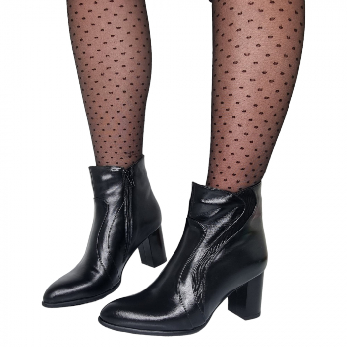 Ghete Damă Elegante Din Piele Naturală 9537 [4]