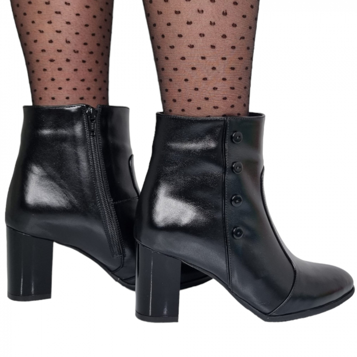 Ghete Damă Elegante Din Piele Naturală 9540 [3]