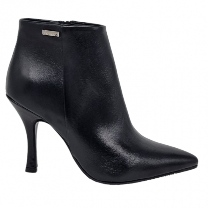 Ghete Damă Elegante Din Piele Naturală Neagră 9546 [6]