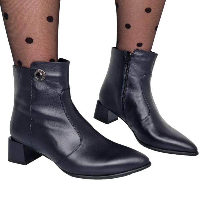 Ghete Damă Elegante Din Piele Naturală 9553 [5]