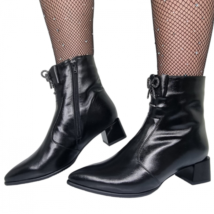 Ghete Damă Elegante Din Piele Naturală 9554 [7]