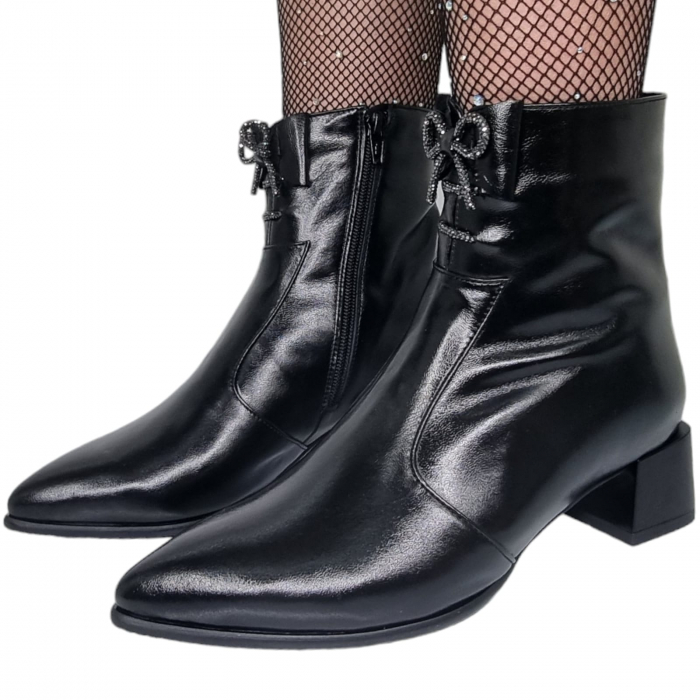 Ghete Damă Elegante Din Piele Naturală 9554 [3]