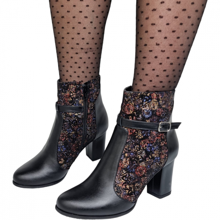 Ghete Damă Elegante Din Piele Naturală 9555 [3]