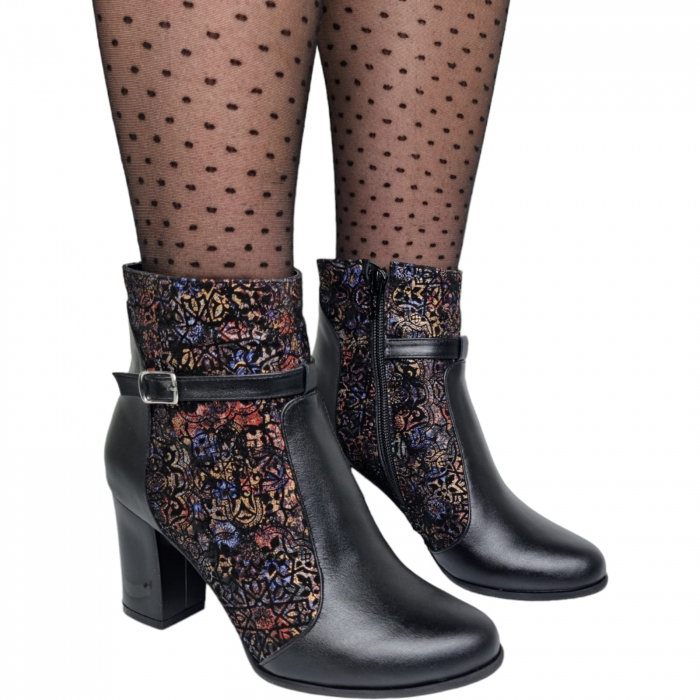 Ghete Damă Elegante Din Piele Naturală 9555 [2]