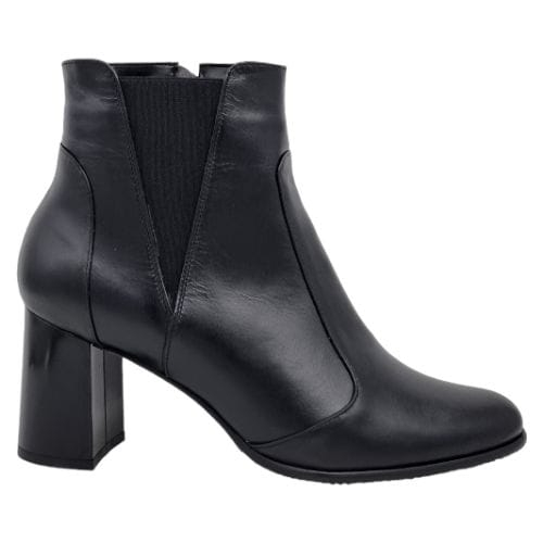 Ghete Damă Elegante Din Piele Naturală Neagră 9584 [5]