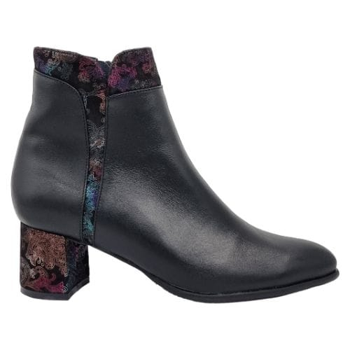 Ghete Damă Elegante Din Piele Naturală Neagră 9607 [2]