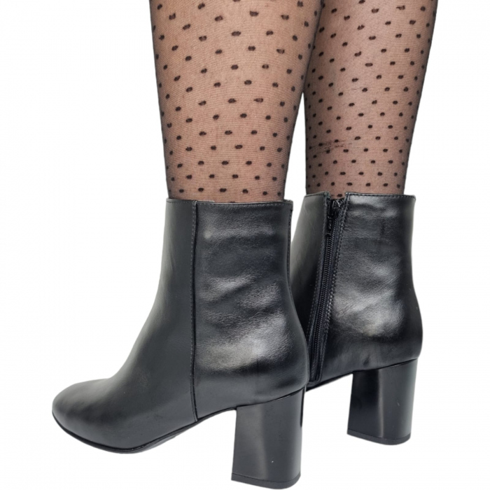 Ghete Damă Elegante Din Piele Naturală Blue 9563 [3]