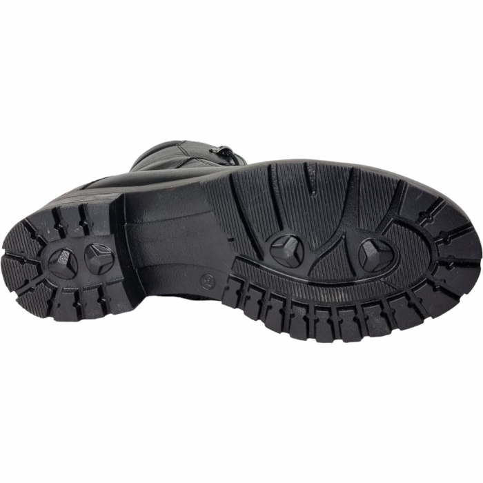 Ghete Damă Casual Din Piele Naturală Neagră 8536 [9]