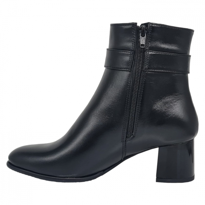 Ghete Damă Elegante Din Piele Naturală Neagră 9501 [7]