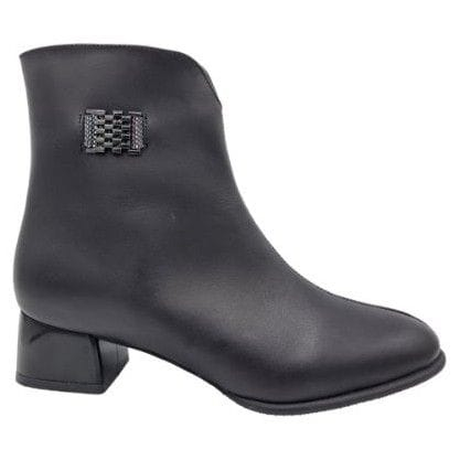 Ghete Damă Elegante Din Piele Naturală Neagră 9573 [6]