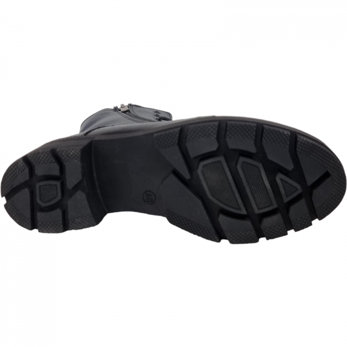 Ghete Damă Casual Din Piele Naturală Bordo 8592 [6]