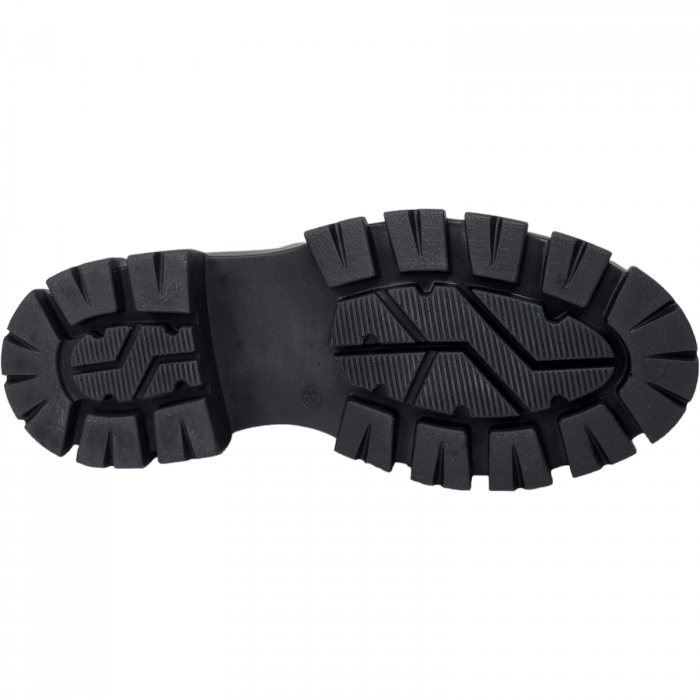 Ghete Damă Casual Din Piele Naturală Bordo 8600 [4]