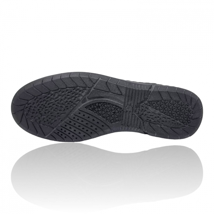 Pantofi Bărbați Casual Din Piele Naturală Neagra 1311 [6]