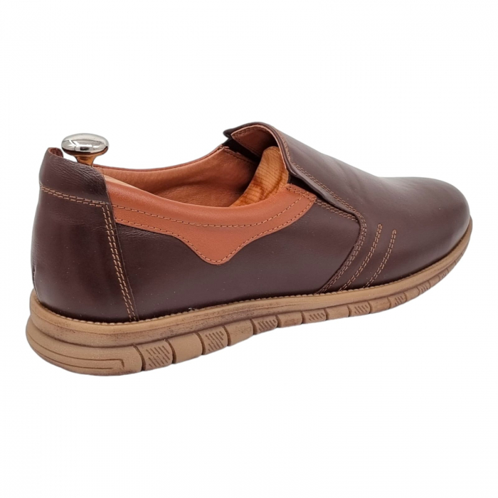Pantofi Bărbați Casual Din Piele Naturală Maro 1307 [6]