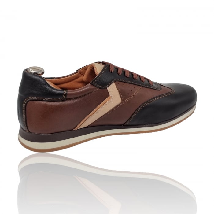 Pantofi Bărbați Casual Din Piele Naturală Maro 358 [4]