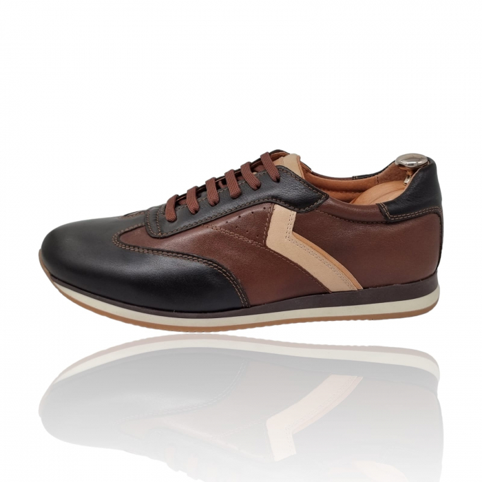 Pantofi Bărbați Casual Din Piele Naturală Maro 358 [2]