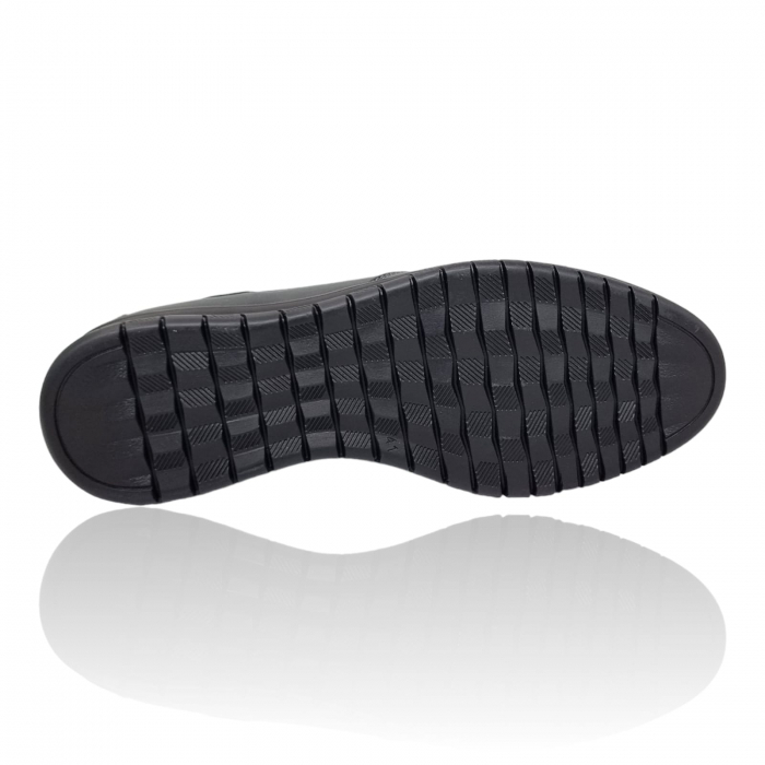 Pantofi Bărbați Casual Din Piele Naturală Neagra 1305 [9]