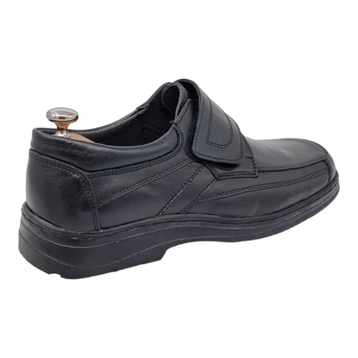 Pantofi Bărbați Casual Din Piele Naturală Neagra 1308 [14]