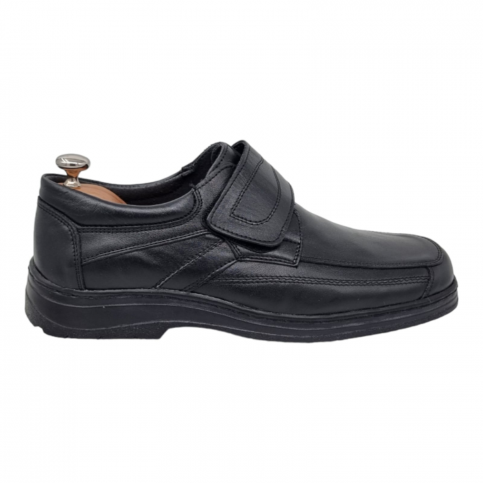 Pantofi Bărbați Casual Din Piele Naturală Neagra 1308 [11]