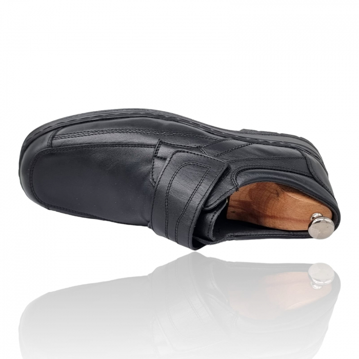Pantofi Bărbați Casual Din Piele Naturală Neagra 1308 [7]