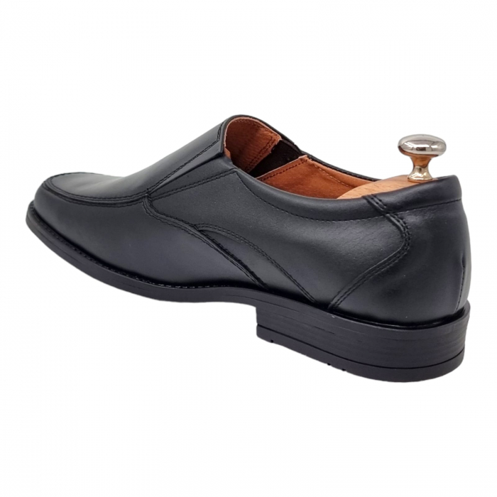 Pantofi Bărbați Casual Din Piele Naturală Neagra 1313 [15]
