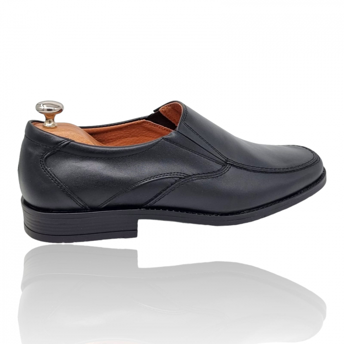 Pantofi Bărbați Casual Din Piele Naturală Neagra 1313 [7]