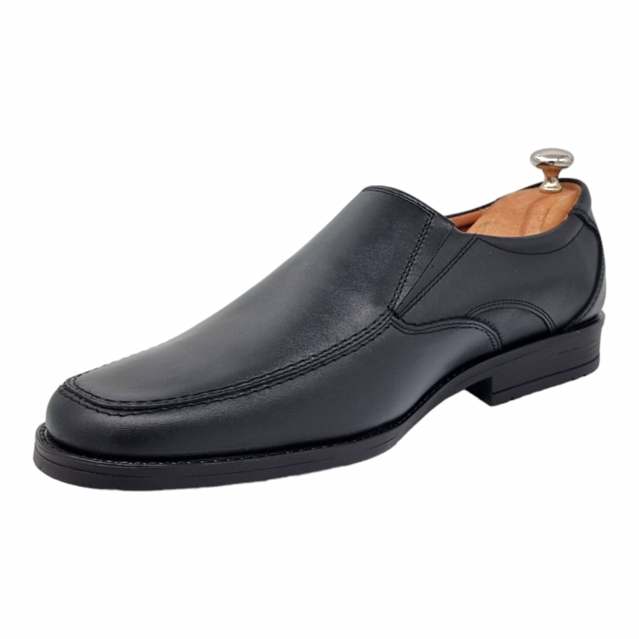 Pantofi Bărbați Casual Din Piele Naturală Neagra 1313 [16]