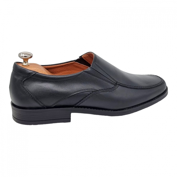Pantofi Bărbați Casual Din Piele Naturală Neagra 1313 [10]