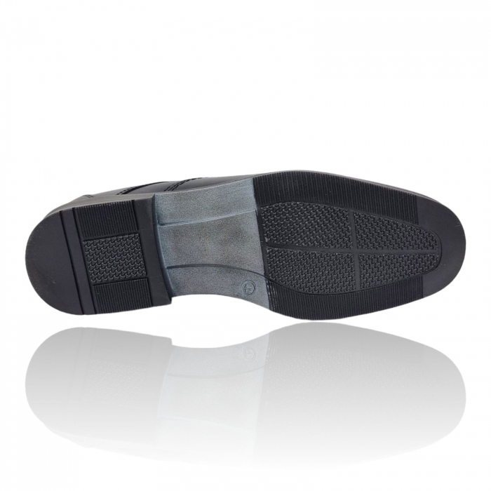 Pantofi Bărbați Casual Din Piele Naturală Neagra 1313 [4]
