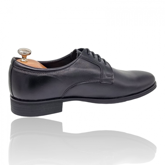 Pantofi Bărbați Casual Din Piele Naturală Neagra 1314 [5]