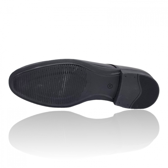 Pantofi Bărbați Casual Din Piele Naturală Neagra 1314 [6]