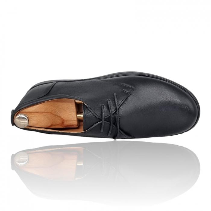Pantofi Bărbați Casual Din Piele Naturală Neagra 1323 [4]