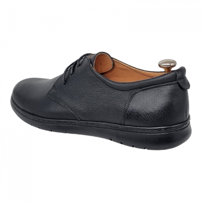 Pantofi Bărbați Casual Din Piele Naturală Neagra 1323 [14]