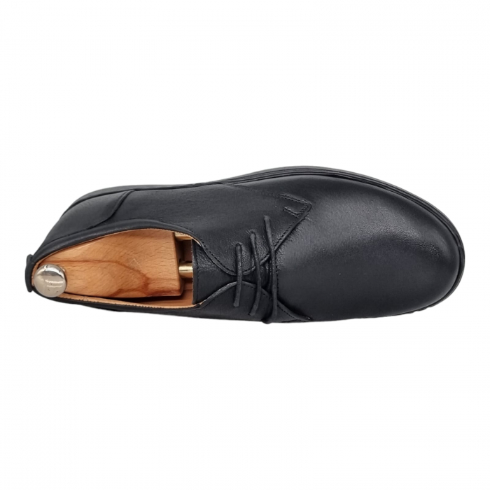 Pantofi Bărbați Casual Din Piele Naturală Neagra 1323 [13]
