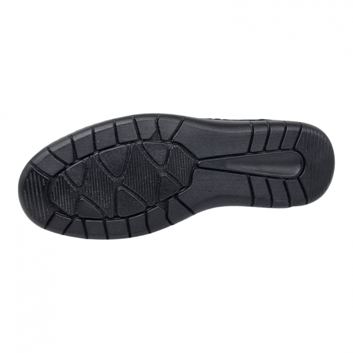 Pantofi Bărbați Casual Din Piele Naturală Neagra 1323 [10]