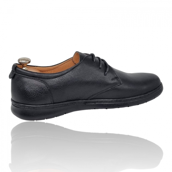 Pantofi Bărbați Casual Din Piele Naturală Neagra 1323 [2]