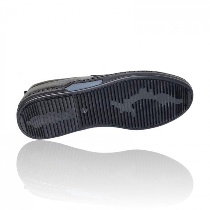 Pantofi Bărbați Casual Din Piele Naturală Negru 1300 [2]