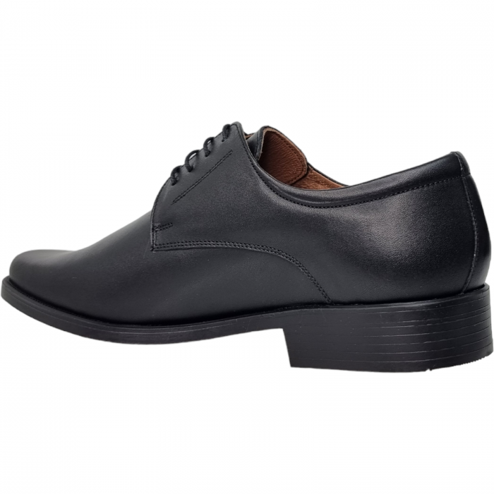 Pantofi Bărbați Eleganți Din Piele Naturală Neagră 1653 [8]