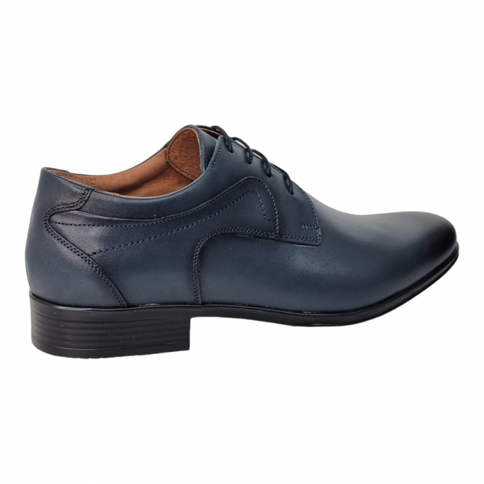 Pantofi Bărbați Eleganți Din Piele Naturală Blue 1737 [2]