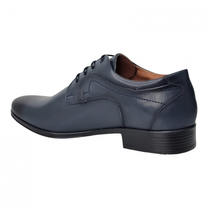 Pantofi Bărbați Eleganți Din Piele Naturală Blue 1737 [3]