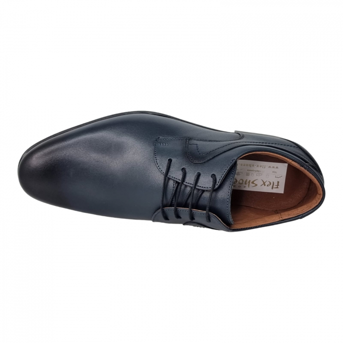 Pantofi Bărbați Eleganți Din Piele Naturală Blue 1737 [4]