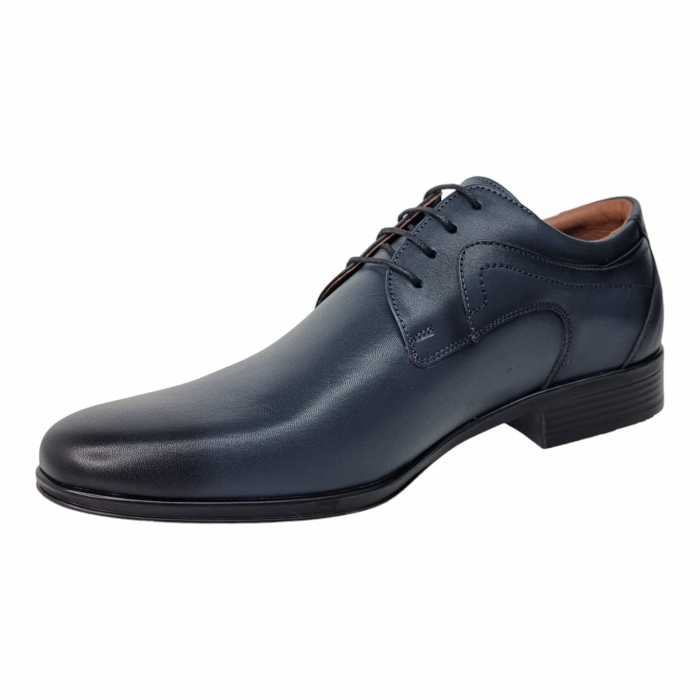 Pantofi Bărbați Eleganți Din Piele Naturală Blue 1737 [5]