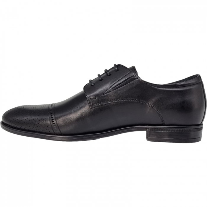 Pantofi Bărbați Eleganți Din Piele Naturală negru 1662 [5]