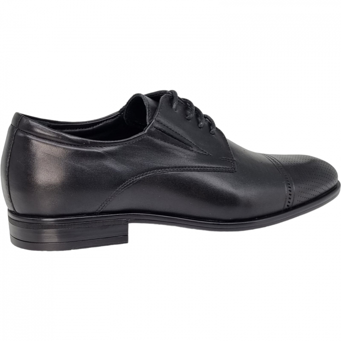 Pantofi Bărbați Eleganți Din Piele Naturală negru 1662 [3]