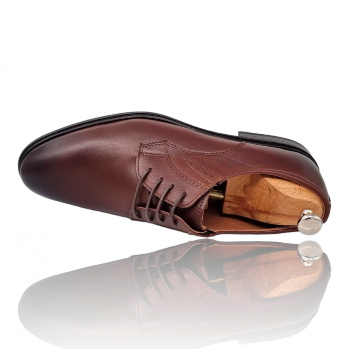 Pantofi Bărbați Eleganți Din Piele Naturală Maro 1711 [4]