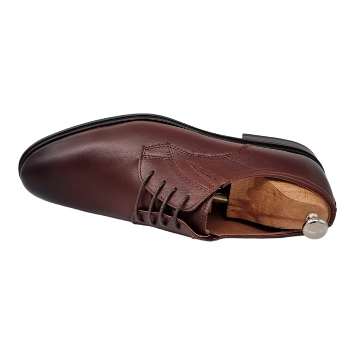 Pantofi Bărbați Eleganți Din Piele Naturală Maro 1711 [7]