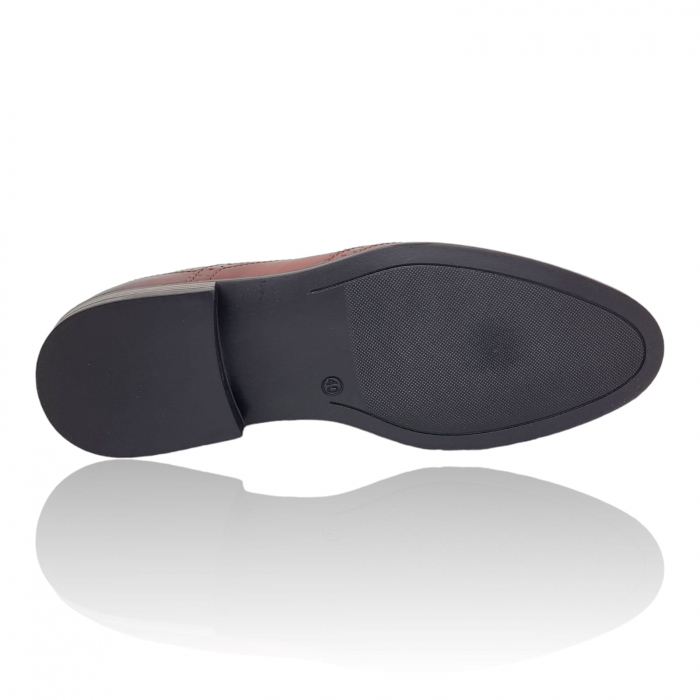 Pantofi Bărbați Eleganți Din Piele Naturală Maro 1712 [2]