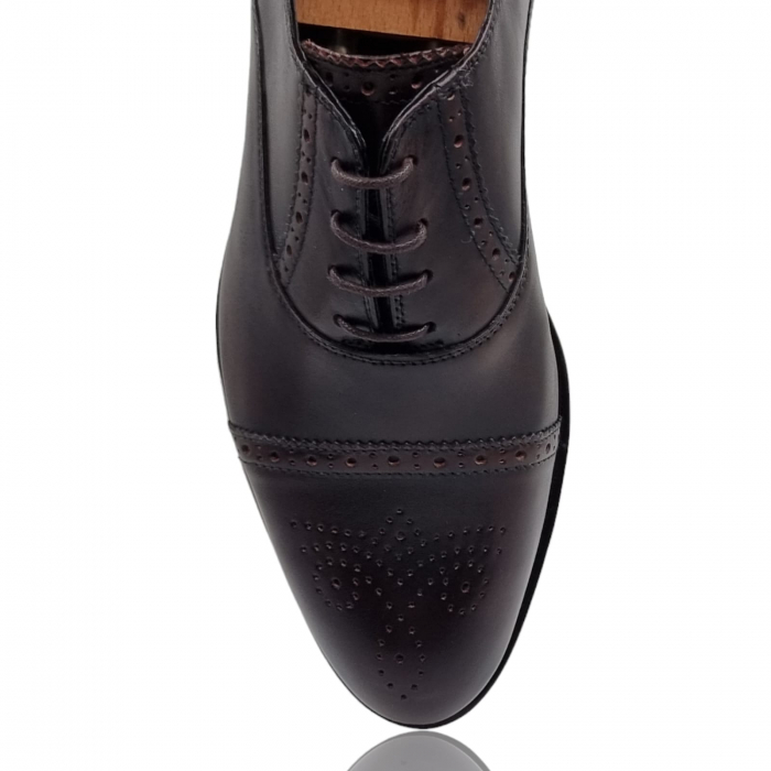 Pantofi Bărbați Eleganți Din Piele Naturală Maro 283 [2]